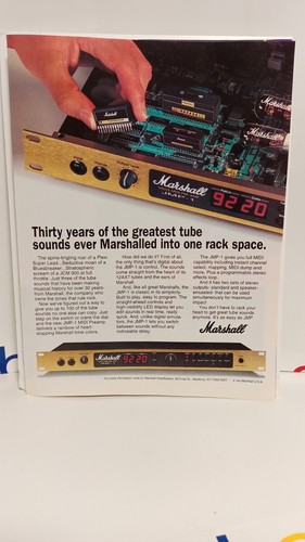 Marshall jmp tube preamp - marshall,