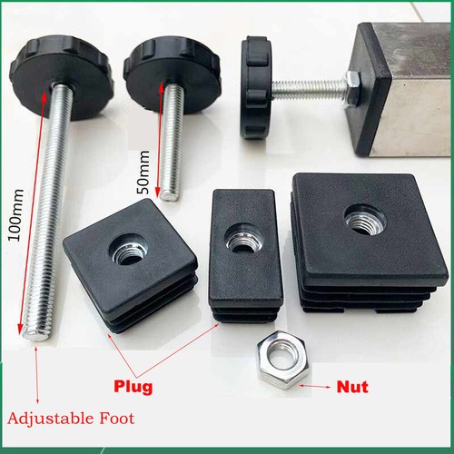 Square plastic end - square,