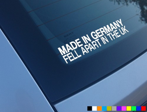 Made germany fell apart - in,