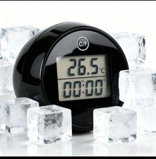 Ice bath thermometer - ice, timer