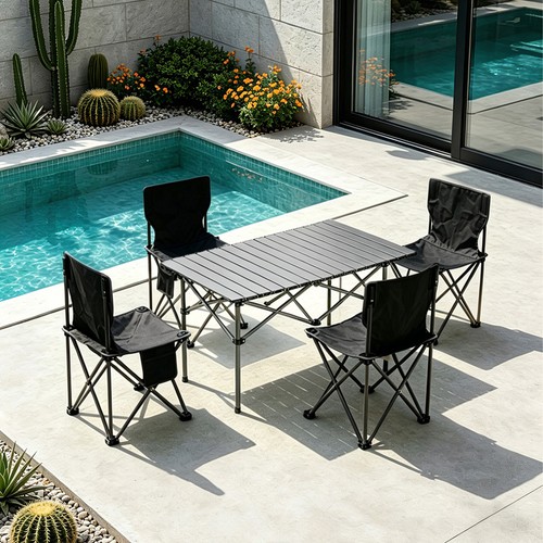 Folding camping table - camping, and