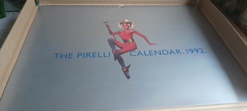 1992 pirelli calendar - pirelli, box