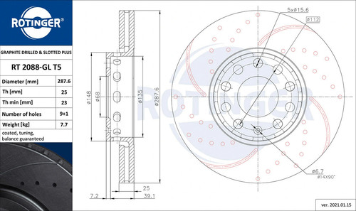 Pcs front brake disc set - pcs,