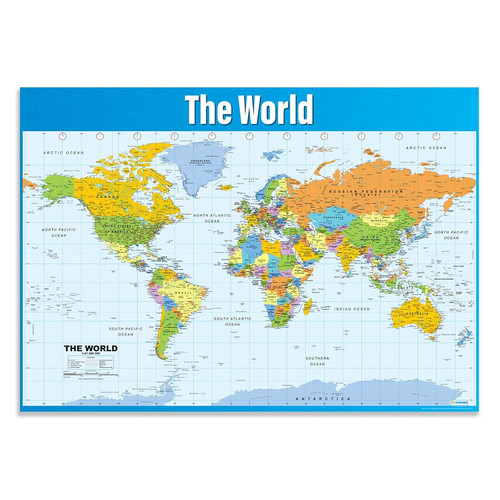 World map wall - wall,