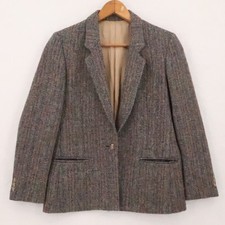 Vtg 90s Harris Tweed Blazer