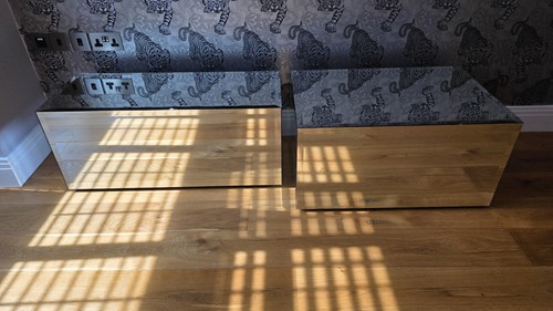 Glass mirrored cube furniture - cube,
