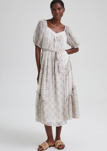 Bnwt beige chiffon - beige,