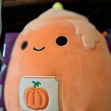 Squishmallow Orange Misha Pumpkin Spice Candle 21 cm Plush Toy 2023