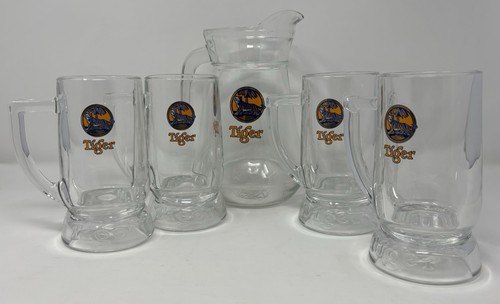 Tiger beer glass pitcher - beer,