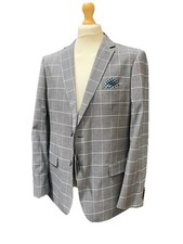 Jacamo blue check suit jacket - jacamo,