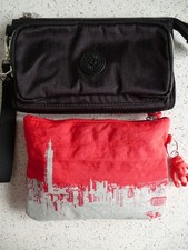 Kipling Bag Bundle Dreamy + Eva airlines Flight Pouch Red Travel Holiday bundle
