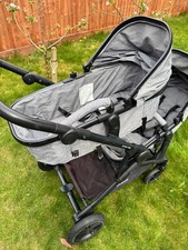 Hauck Atlantic Twin Double Pushchair Melange Grey