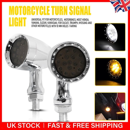 Black motorcycle chrome - 2x,