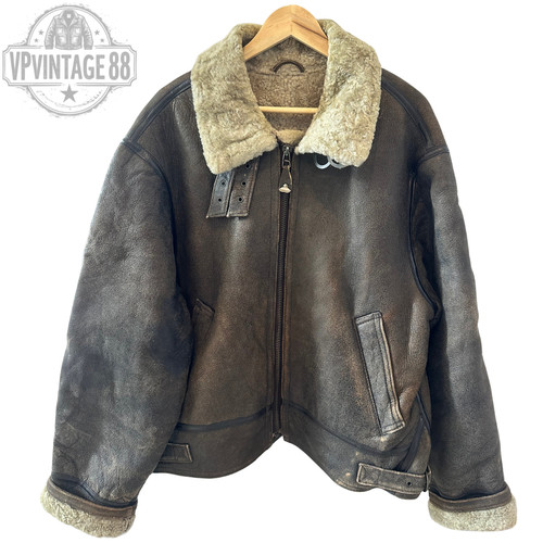 Vintage aviator bomber - b-3,