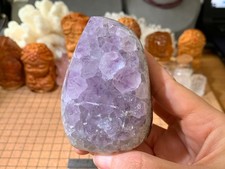 Natural Amethyst Geode Quartz Crystal Cluster - 260 Grams (#172)