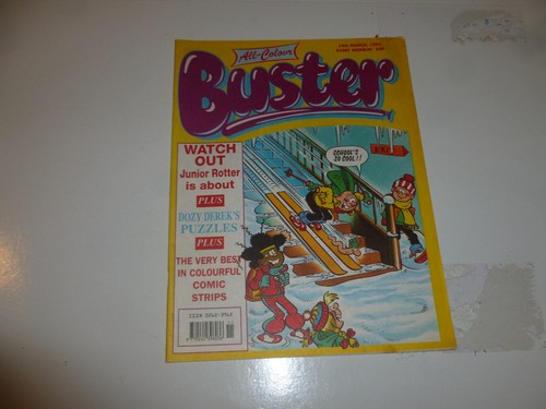 Buster comic date - date, 14/03/1992