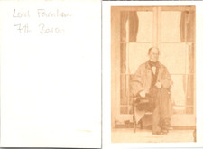 Lord Farnham 7th Baron Vintage CDV Albumen Business Card CDV, Albumen Print