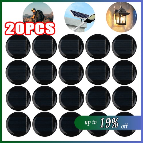 20ppcs mini round solar - 20ppcs,