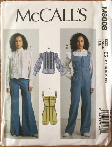 Mccall 8008 blouse - 8008,