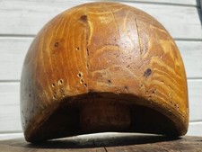 Vintage wooden hat  block for