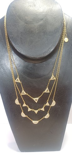 Stella dot pave chevron - &, gold