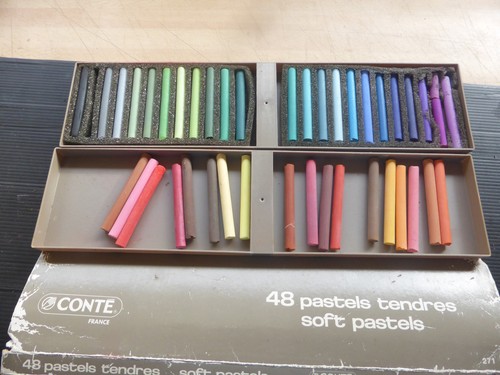 Conte soft pastels part - conte, pastels..part