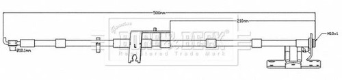 Borg beck bbh8688 - rear, left