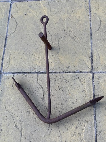 Vintage boat anchor - anchor,