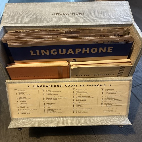 Vintage linguaphone french - vintage,