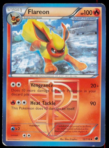 Flareon 116 uncommon - 12/116,
