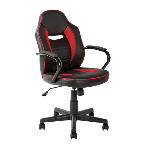Gaming chair red - gaming, faux