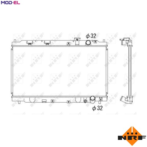 Radiator engine cooling 53284 - cooling,