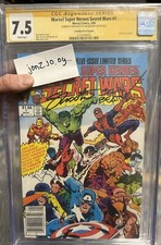Secret Wars #1 CGC 7.5 Signed