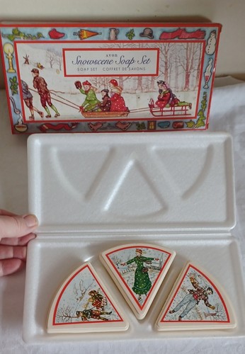 Vintage avon snowscene soap - avon,