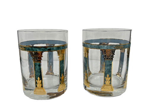 Culver old fashioned tumblers - culver,