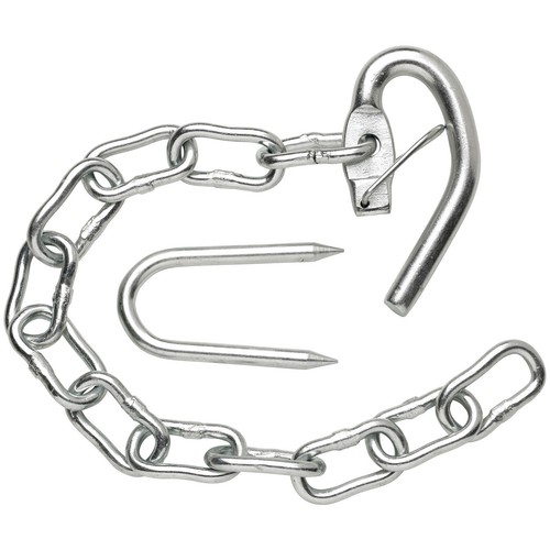 Field farm gate safety - gate, chain