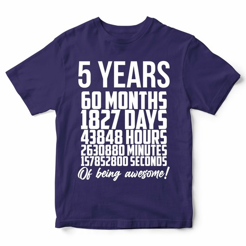 Five years old 5th - old,