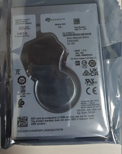Seagate 2tb st2000lm007 128mb - seagate,