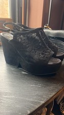 Platform Lace Sandals From