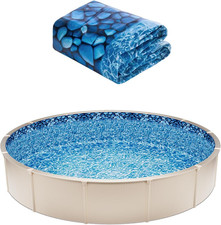 Round above ground pool - ground,