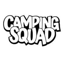 Camping Squad Logo Vinyl Decal