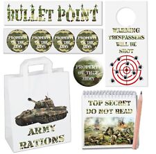 Army Military Party Bags Fillers Favours Goody Birthday Events Kids Boys Girls