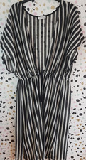 Papaya Black White Striped