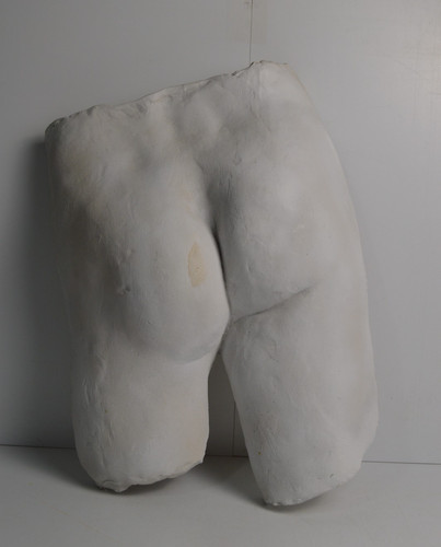 Male nude butt art - art, sculpture
