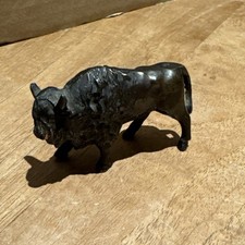 Vintage Small Bronze Buffalo