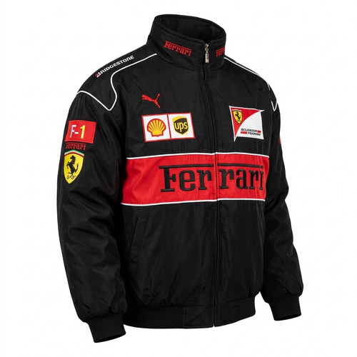 Ferrari racing bomber jacket - ferrari,