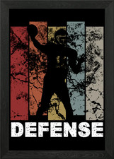 American Football Team Framed