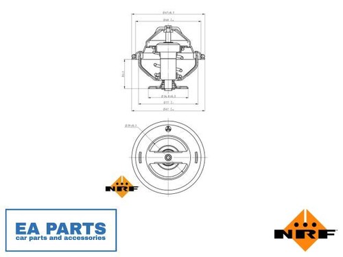 Thermostat coolant for vw - thermostat,,
