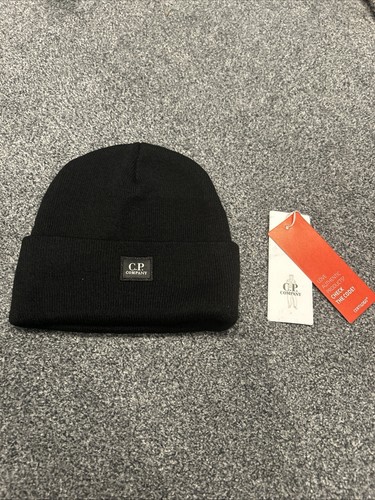 Company black beanie hat - cp,