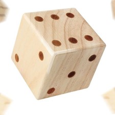 Large Wooden Yard Dice
